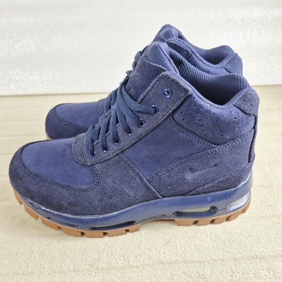 Nike Air Max Goadome ACG Hiking Boots 311567 400 Midnight Navy Size 4.5Y Women 6 - Picture 1 of 8